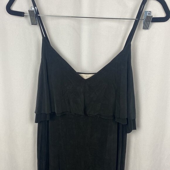 ANTHROPOLOGIE Eri+Ali Aria Black Flowy Slip Dress - Size Small - Picture 5 of 12